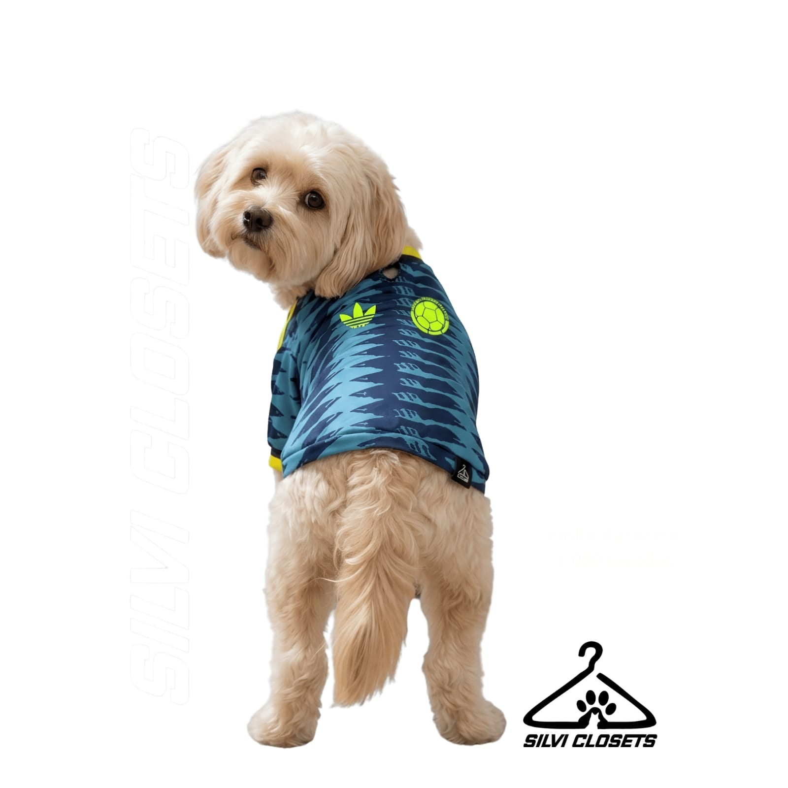 CAMISA DEL MUNDIAL PARA PERROS 2026 AZUL