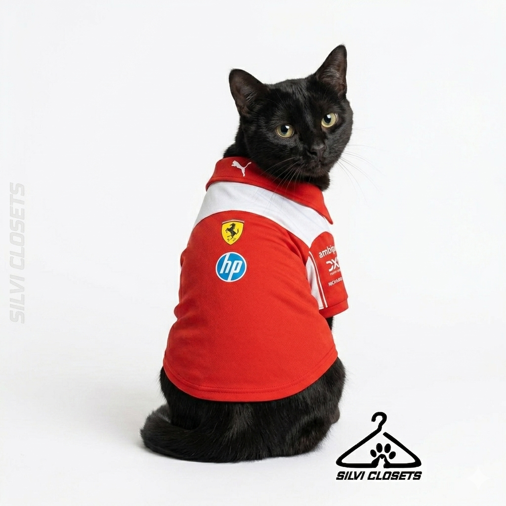 CAMISA POLO FERRARI GATO