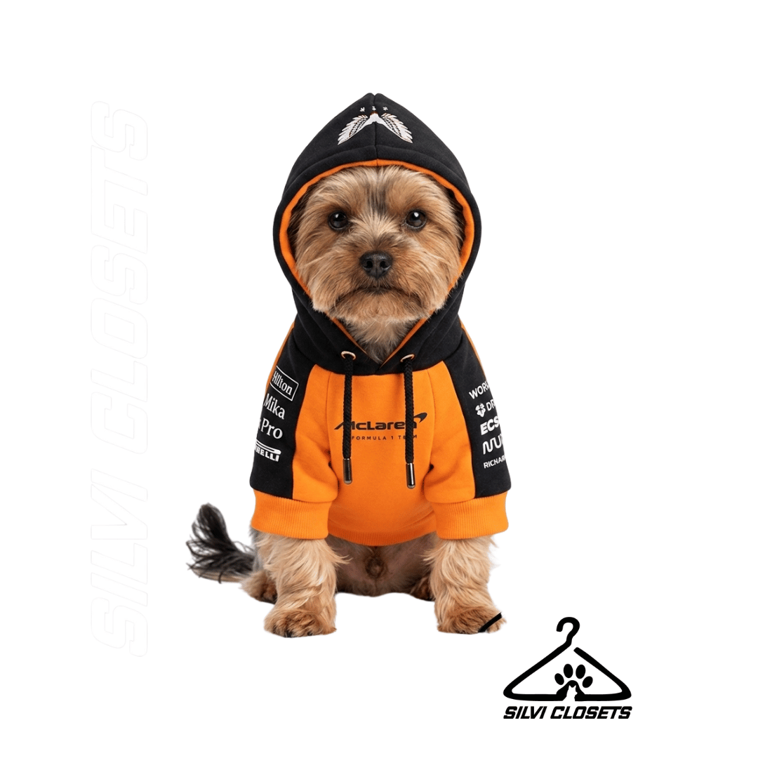 HOODIE MCLAREN ORANGE PERROS