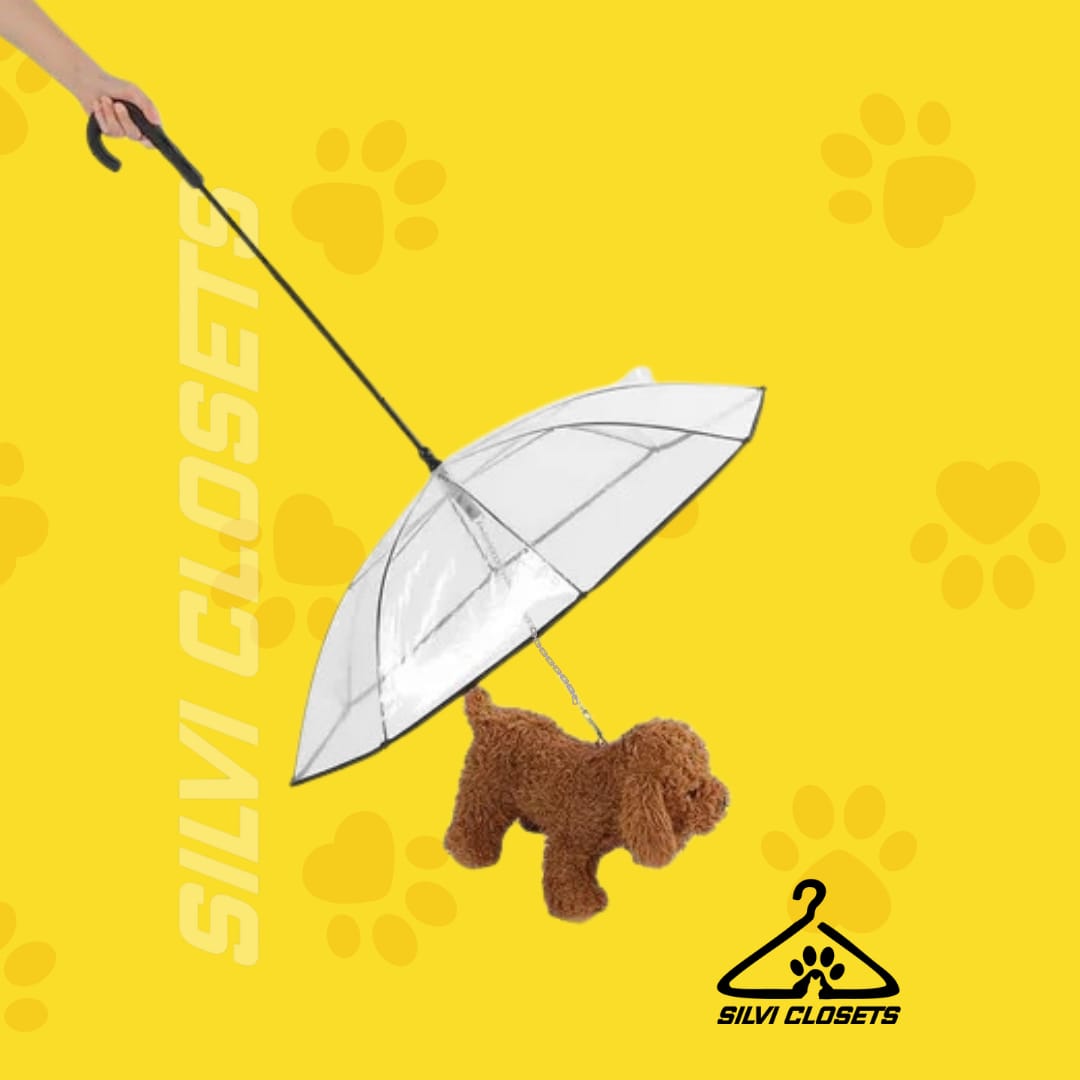 Paraguas para mascotas.