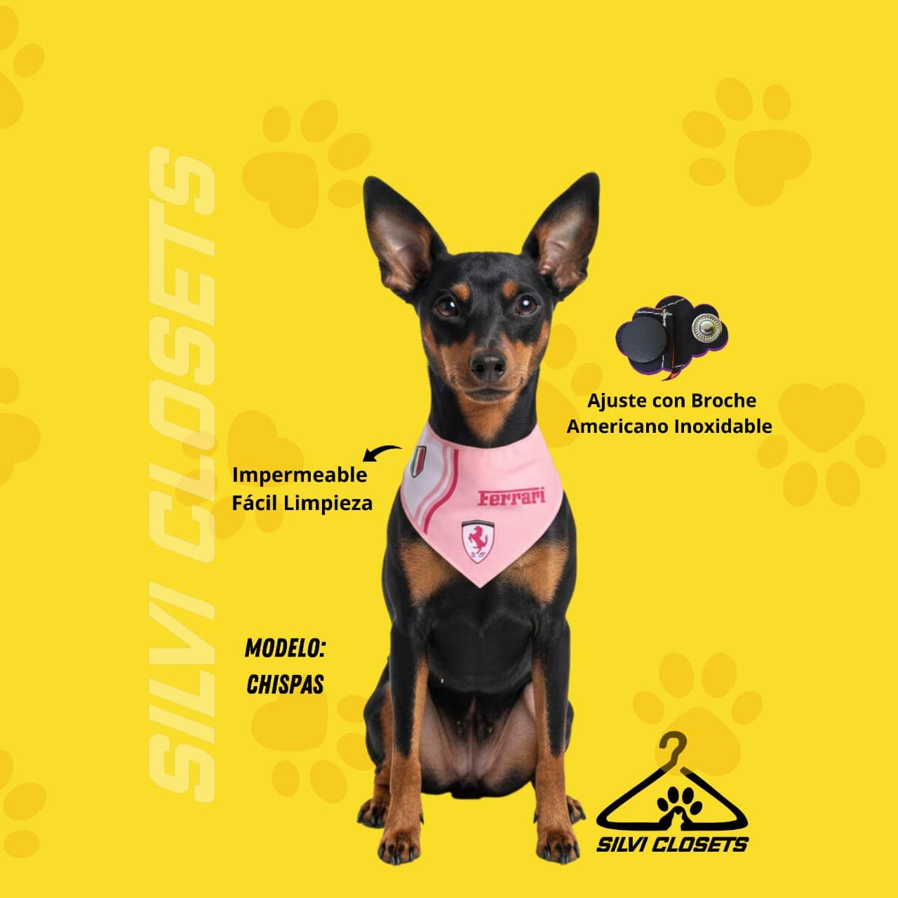 PAÑOLETA FERRARI ROSE