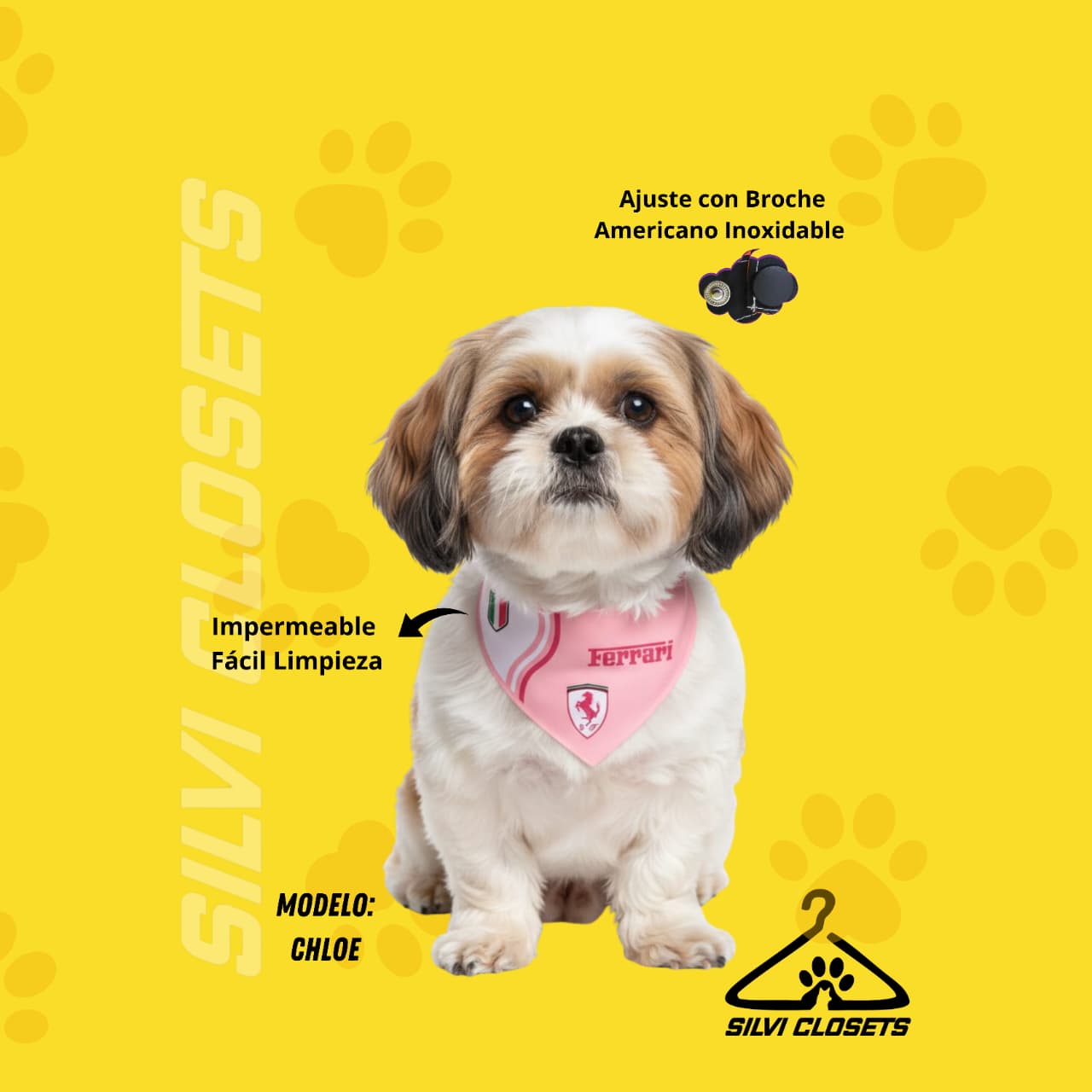 PAÑOLETA FERRARI ROSE